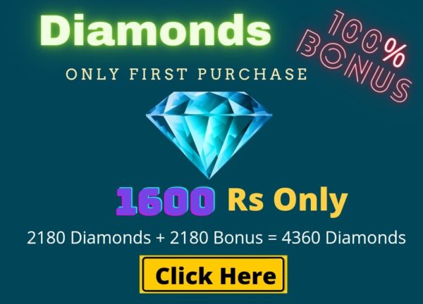 Top Up 2180 Diamonds + 2180 Bonus = 4360 ????